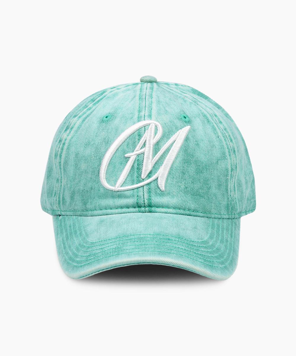 EM LOGO SAND WASHED CAP(sand mint)