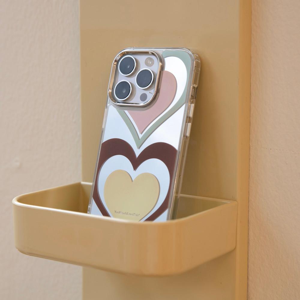 Fanfare 하트 미러 아이폰/갤럭시 케이스 (3 colors)