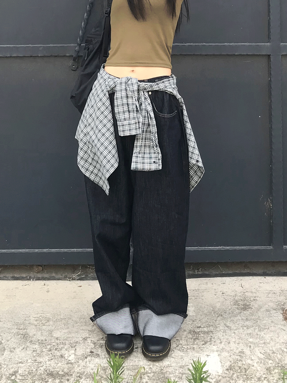 에이티즈서울 BELTED NON FADE DENIM