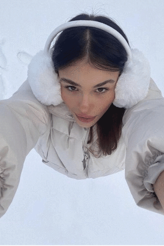 [딥핑크, 블랙 당일배송] 한파 대비♥보온성+스타일링 포인트 UP-♡귀여운 컬러퍼 귀마개 (6color)