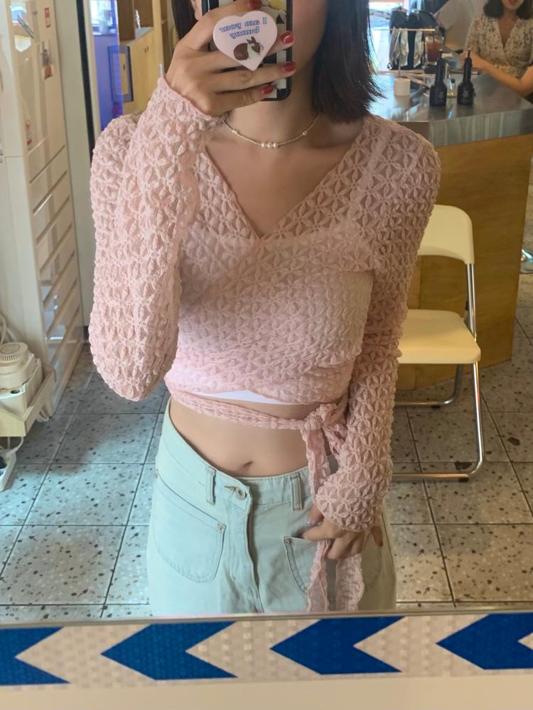 Floral wrap cardigan