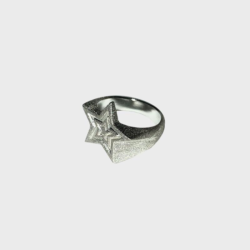 twin star bold ring