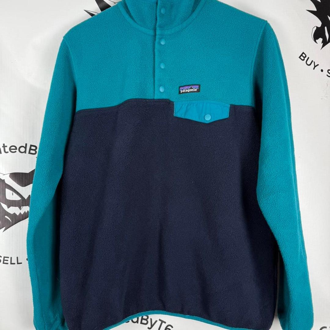 10s 파타고니아 신칠라 스냅-T 민트/네이비 | 후루츠패밀리