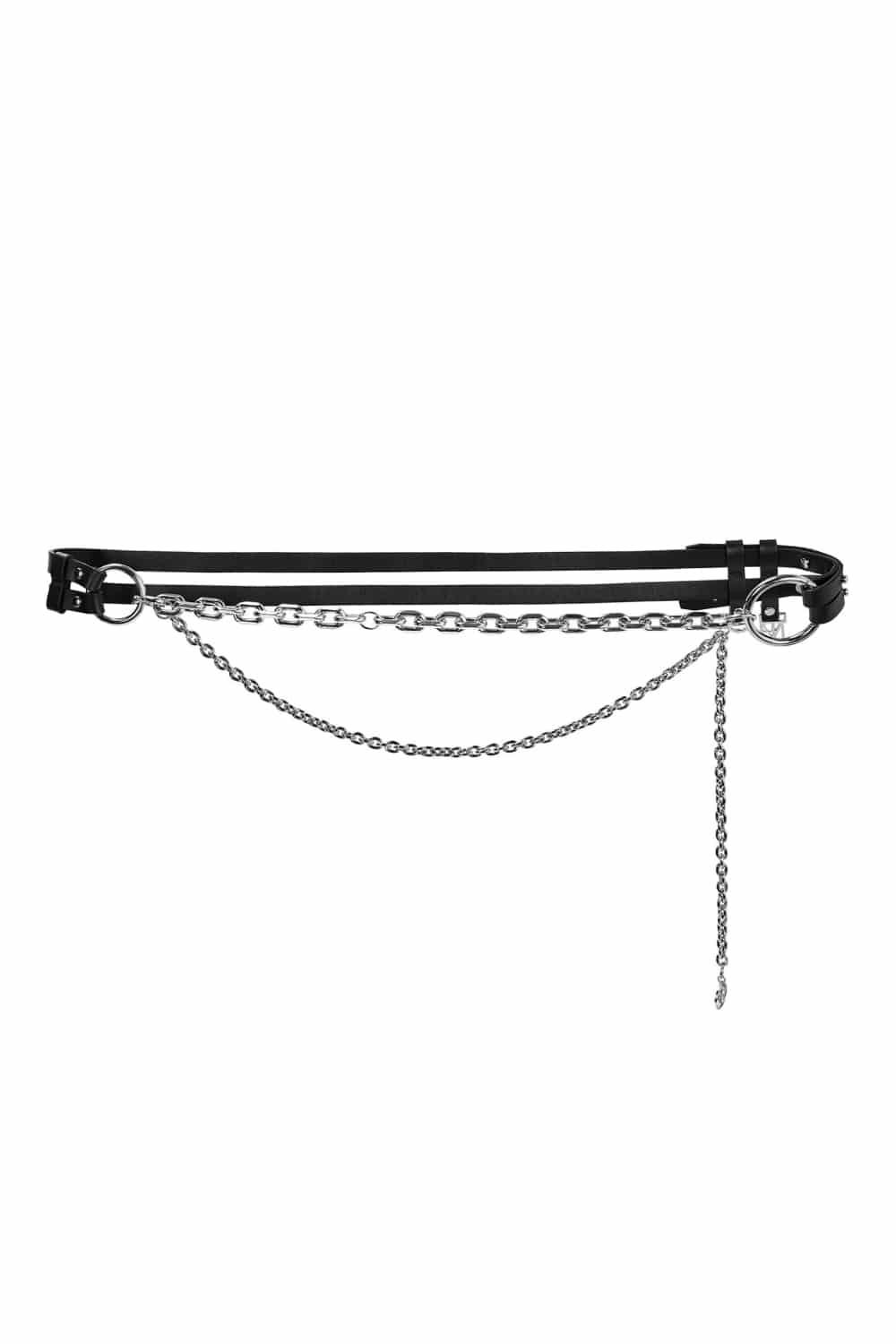 Chain Double Belt [ Black ]