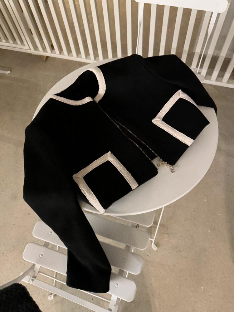 [주문폭주/당일배송] Q 치오 3온스 누빔 배색 JK (2color)