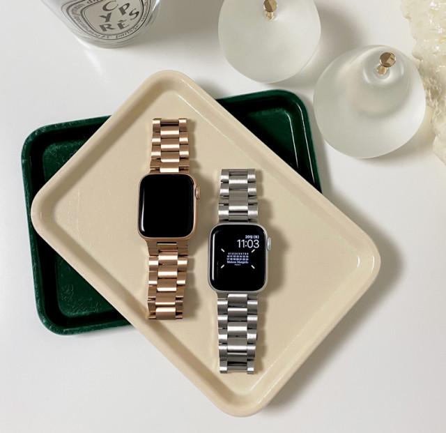 애플워치 7 SE 스트랩 메탈 밴드 프리미엄 ZB스토어