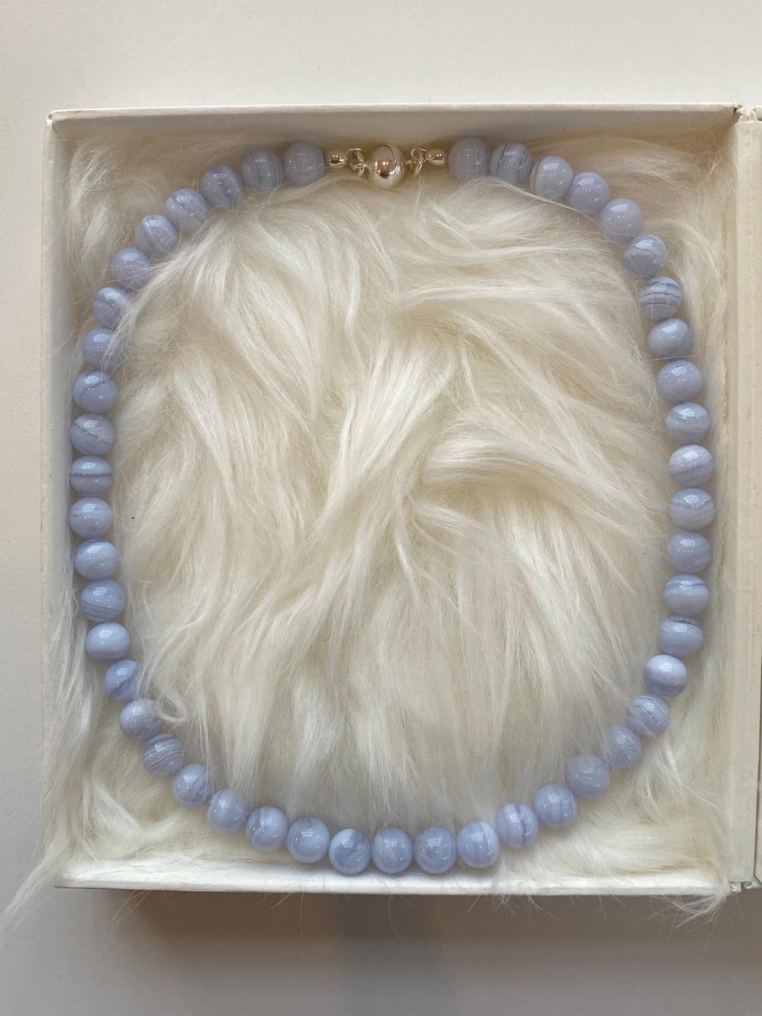 Chalcedony Necklace / 시드주얼리 칼세도니 네크리스