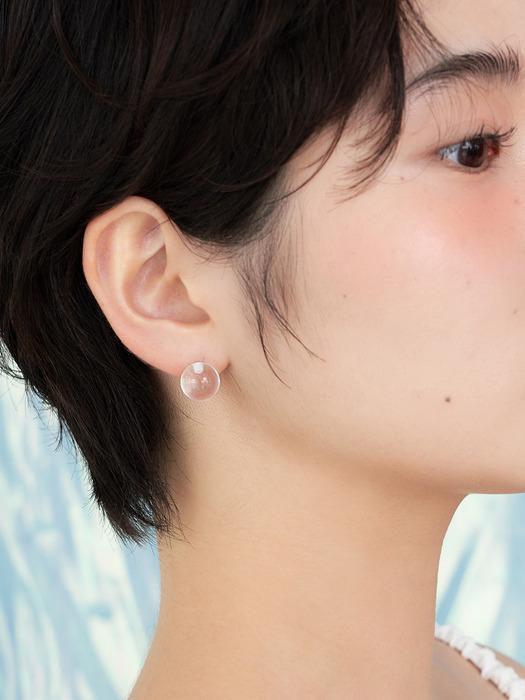 [silver925] crystal ball earring (3size)