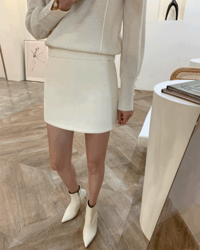 보티 포켓 미니 스커트