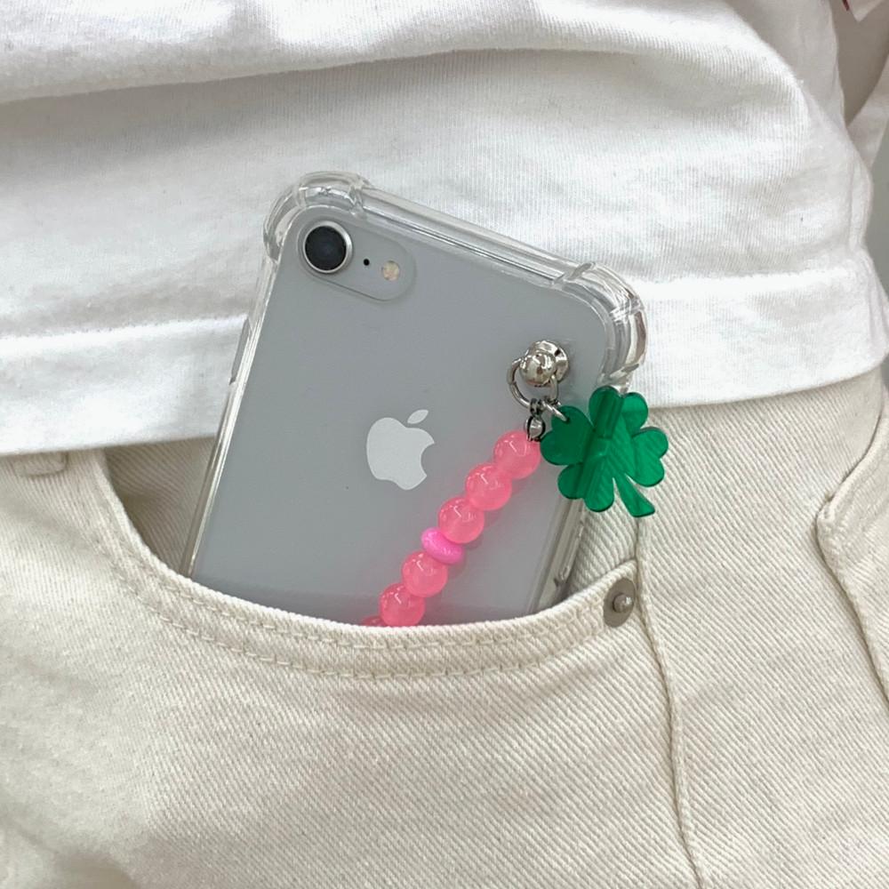 [new] LUCKY 🍀 스트랩 핸드폰 케이스