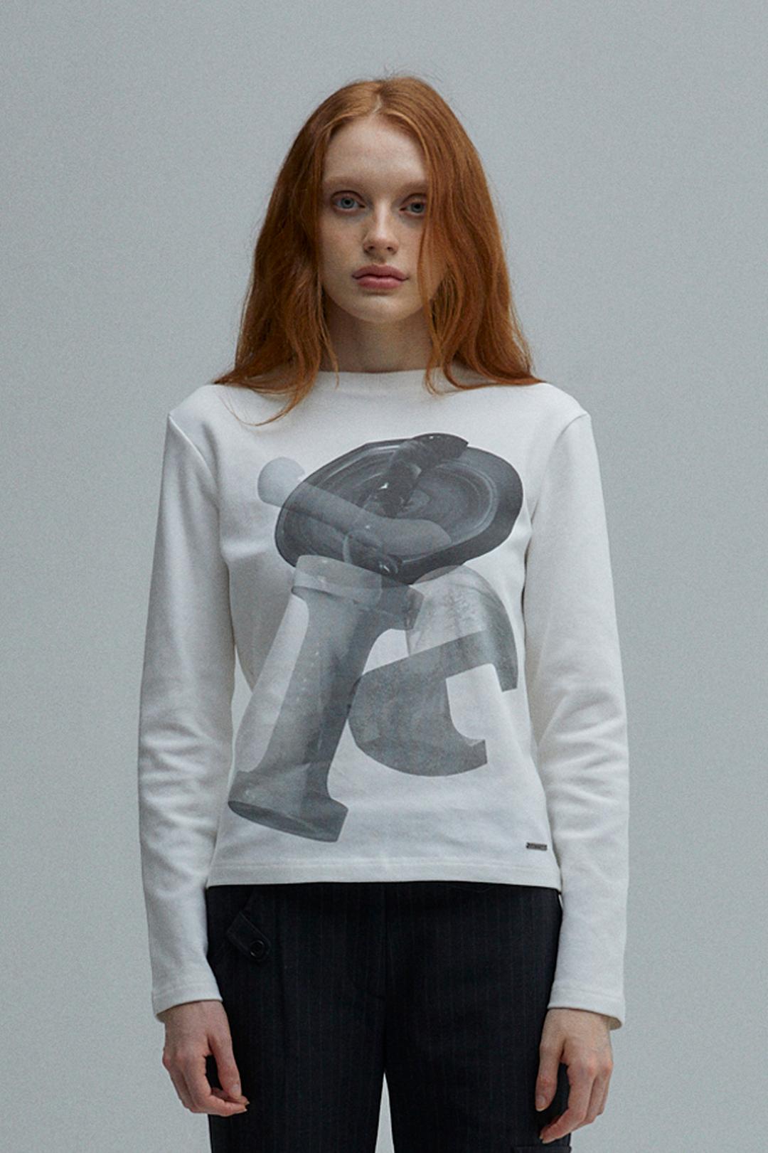 GEOMETRY SLEEVE T-SHIRT