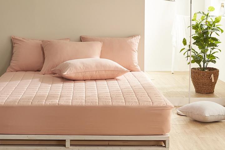 마이크로화이버 누빔 항균원단 매트리스커버 S/SS/Q/K 10color