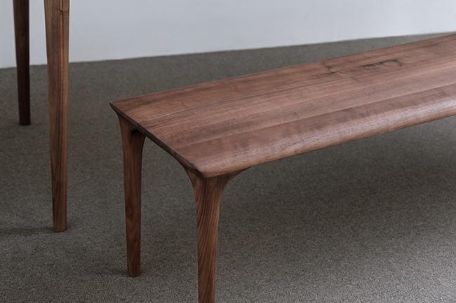 마이스터월넛 빈티지 벤치 원목 밴치 의자 식탁 거실 3인 2인 등받이없는 체어