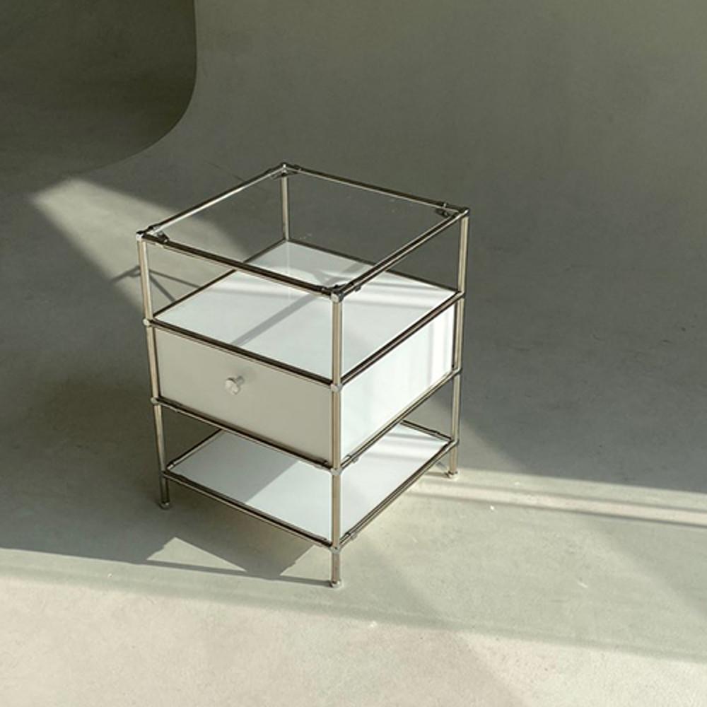 모듈 W 아크릴(서랍이 포함된 상품입니다. 기본구성을 원하시는 분은 자사몰에서 구입을 해주세요)