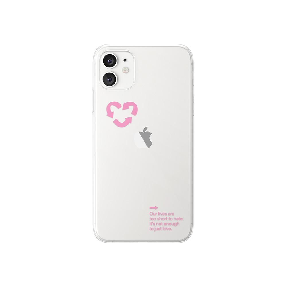 (jelly) love case pink 러브 케이스 폰케이스 젤리케이스