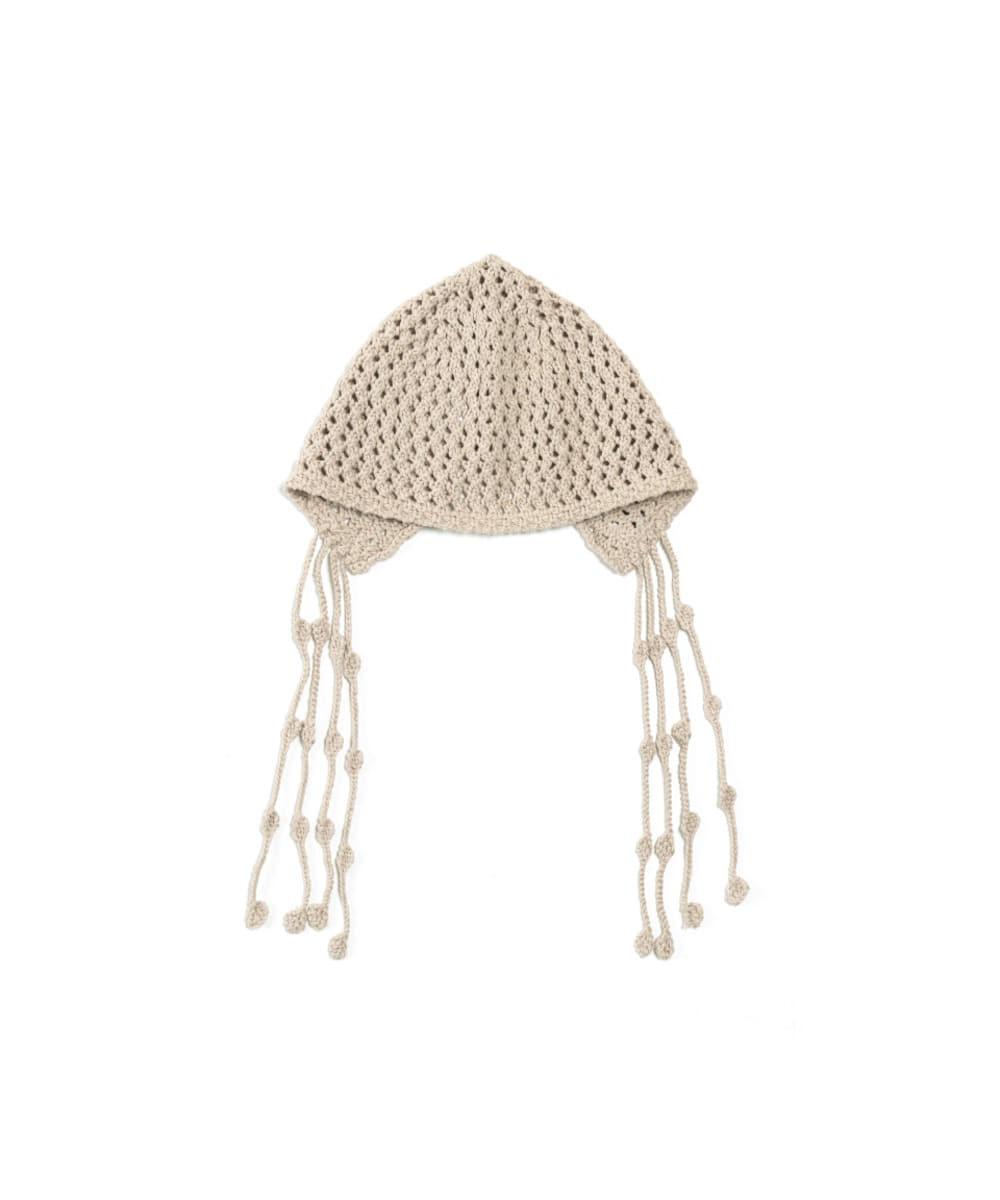 JELLYFISH STRAP BEANIE (BEIGE)