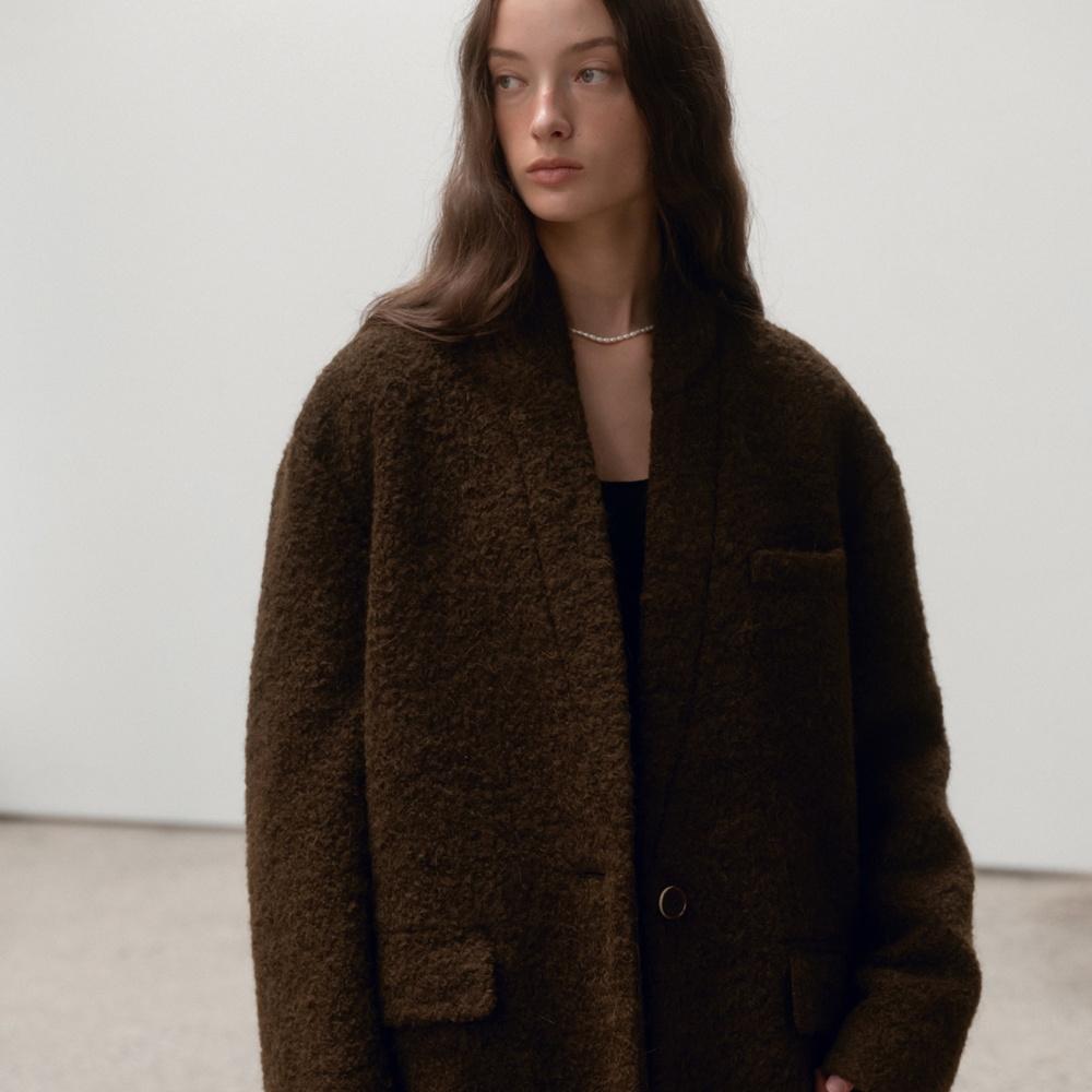 Part.4 Wool poodle coat (brown)