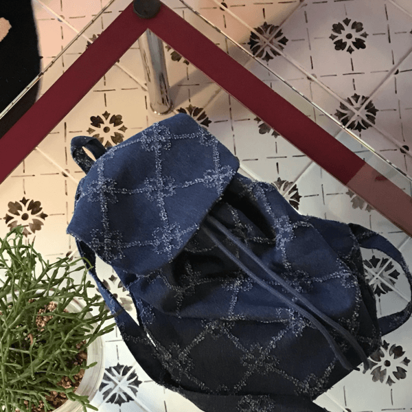 레임 데일리 백팩 denim color