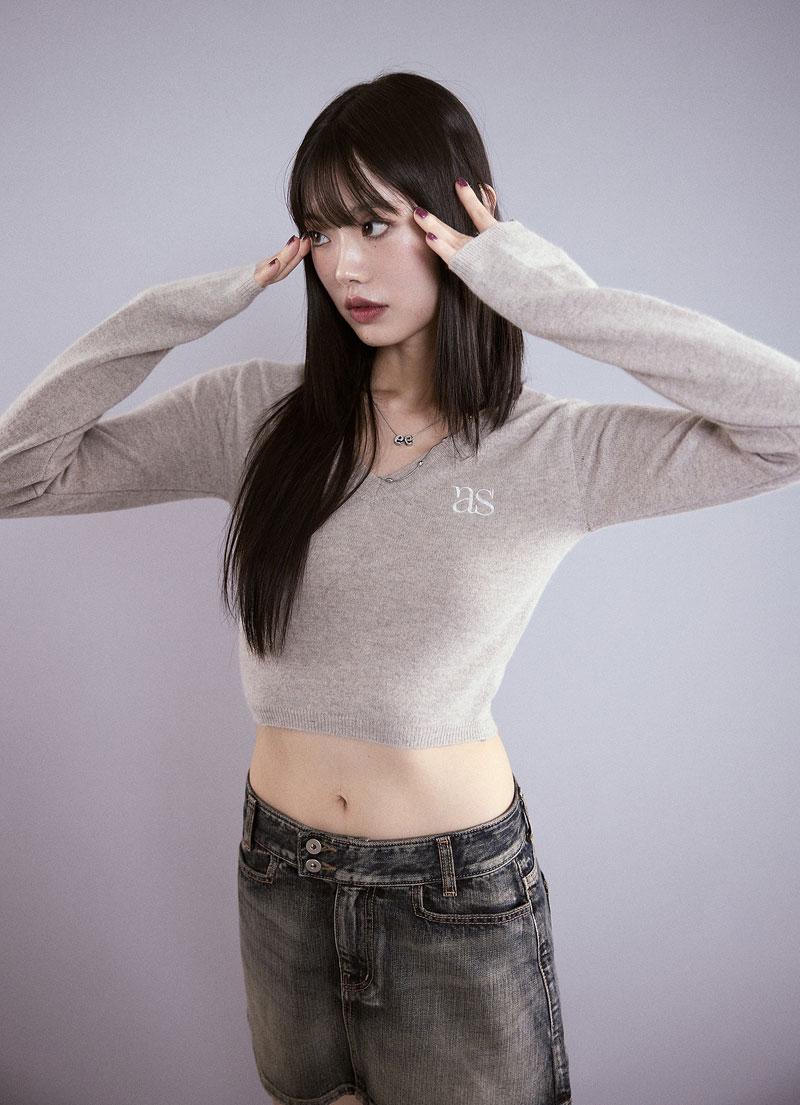 MILD V KNIT / OATMEAL