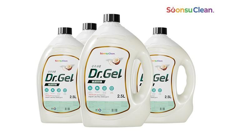 [미스할인] 순수크린 닥터젤 액체세제2.5LX4개 (실내건조용 세제)