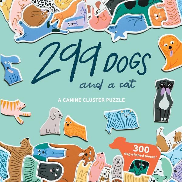 Laurence King 299 Dogs (and a cat) 300피스 클러스터 퍼즐