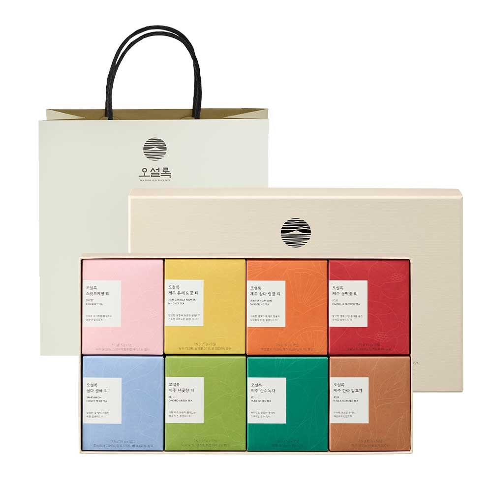 [선물추천]8가지 꽃과일향 차(TEA)선물세트 40입(8종x5입)