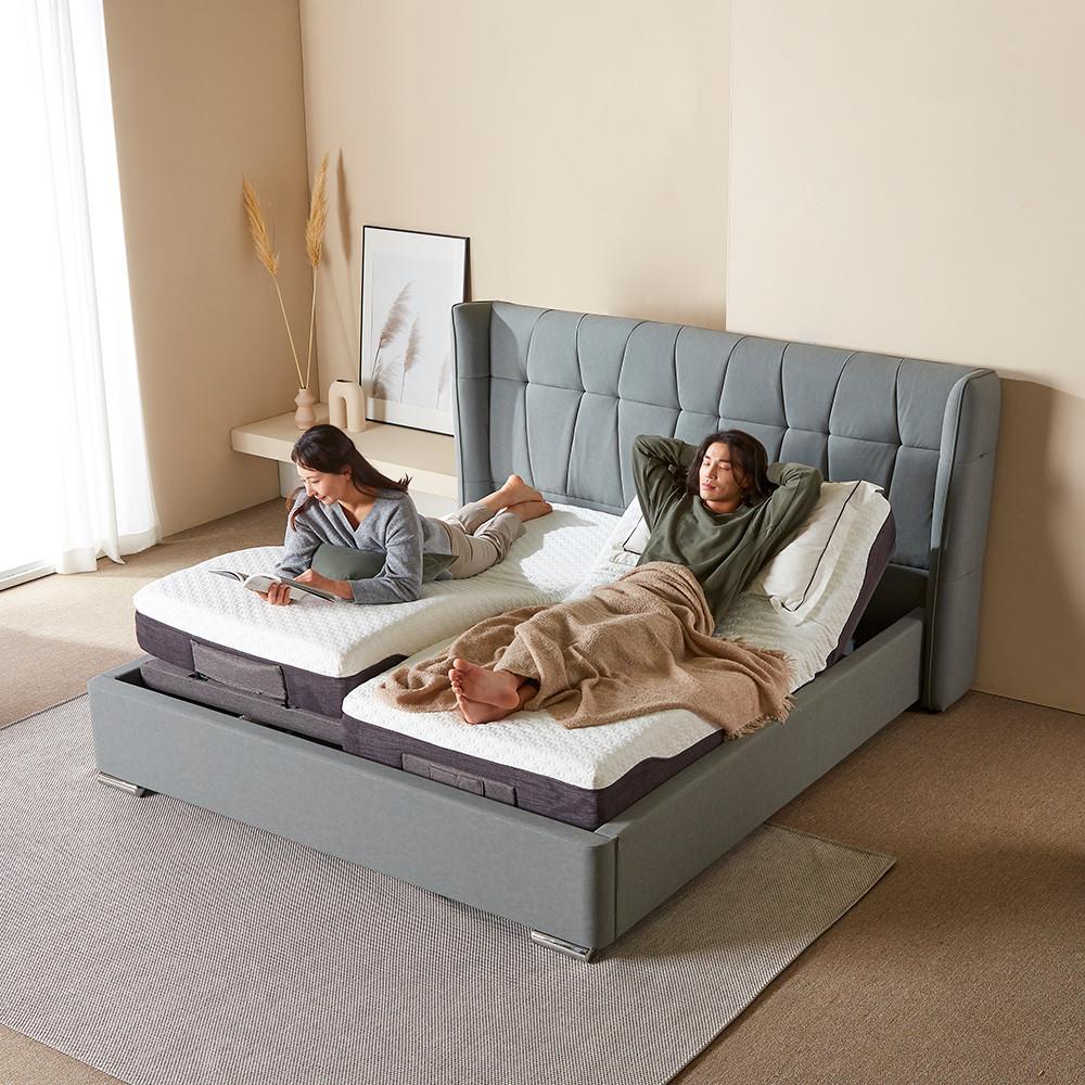 한국갤러리 베이 모션베드 세트 슈퍼싱글 퀸 킹 라지킹 트윈 무중력 전동침대 매트리스 침대