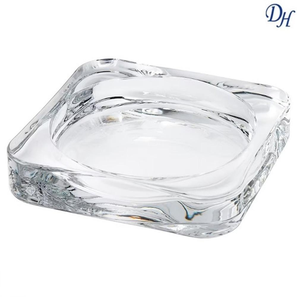 이케아 향초접시 글라시그 양초 유리 접시 10x10cm