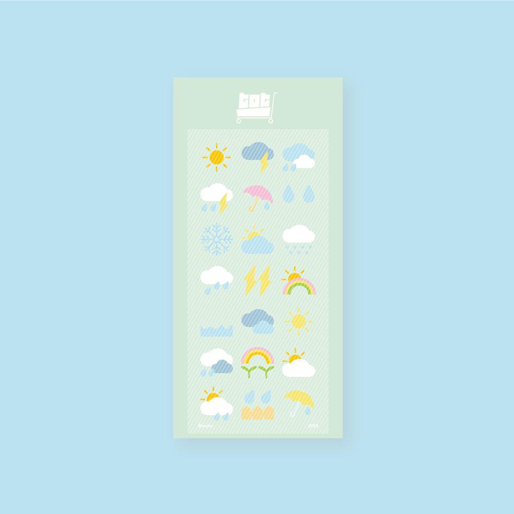 오늘의 날씨 스티커