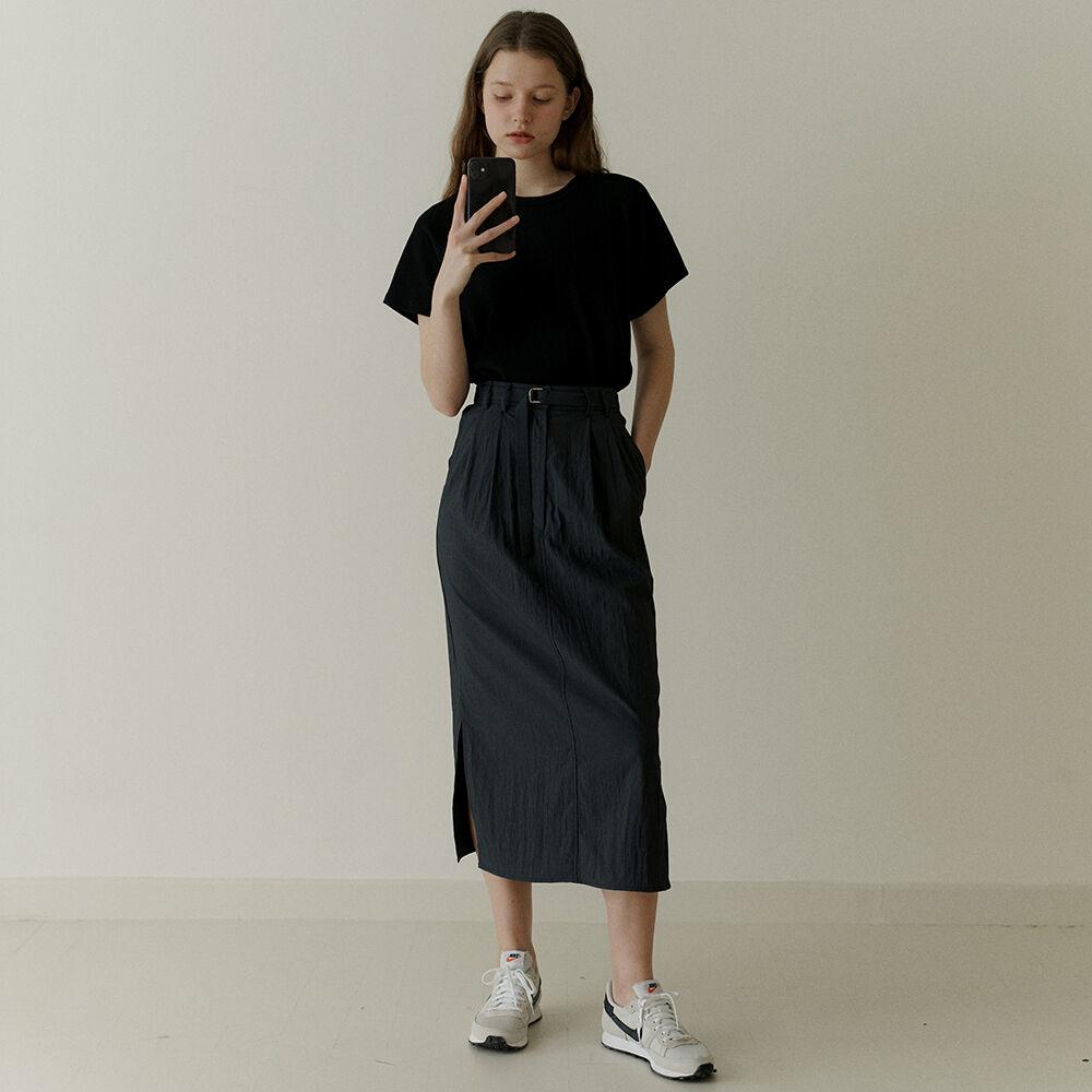 3.64 Belt skirt (Charcoal)