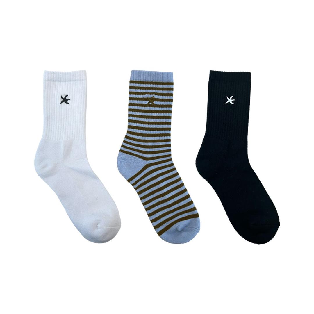 TCM starfish mini logo socks (3PACK)