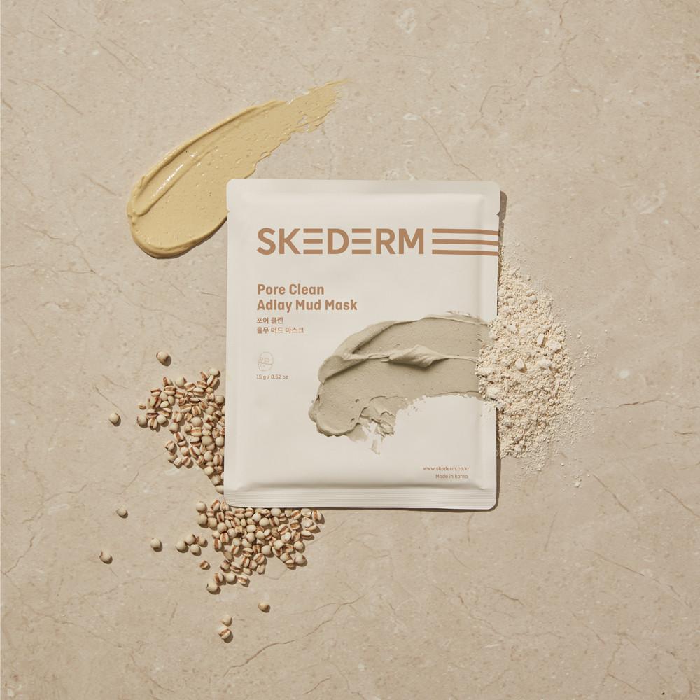 포어 클린 율무 머드팩 마스크 5매입 X 2 (총 10매) 모공팩