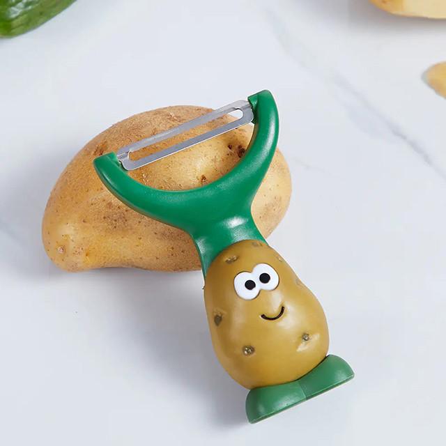 JOIE 감자칼 당근채칼 야채슬라이서 만능채칼 감자브러쉬 4종