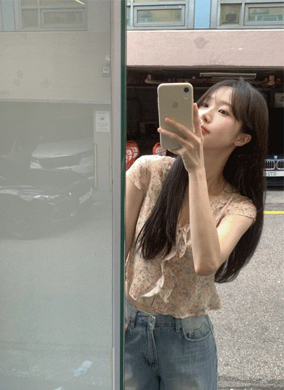 지젤 플라워 블라우스 2color