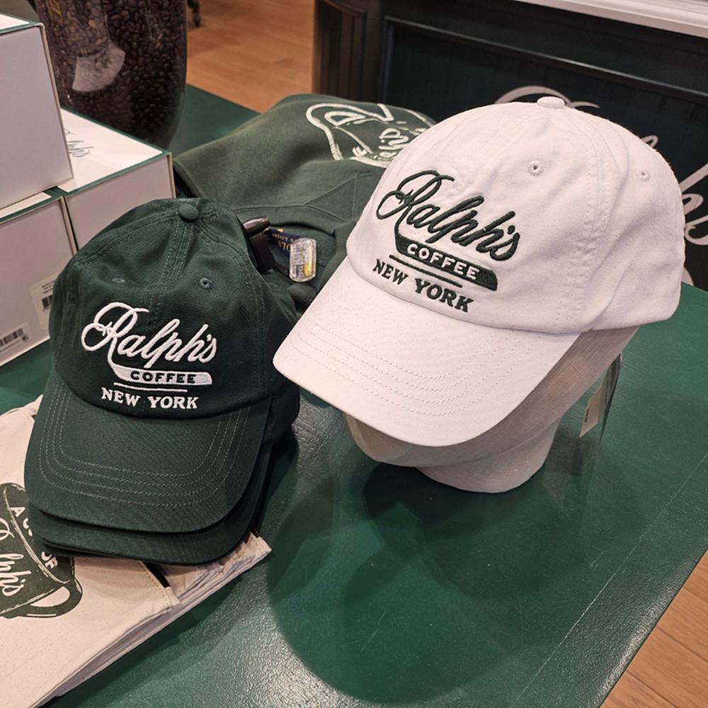 폴로 랄프로렌 뉴욕 랄프스 커피 에디션 레터링 코튼 볼캡 모자-30514