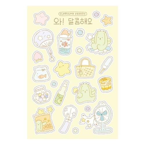와!달콤해요 씰스티커