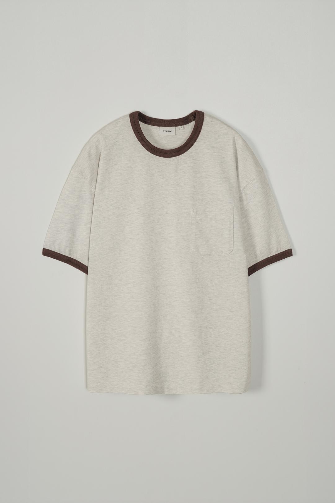 DOUBLE BIND RINGER T SHIRT - NATURAL BROWN