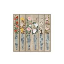바램 6폭, 김경희 민화 패널액자 60X60 그림액자