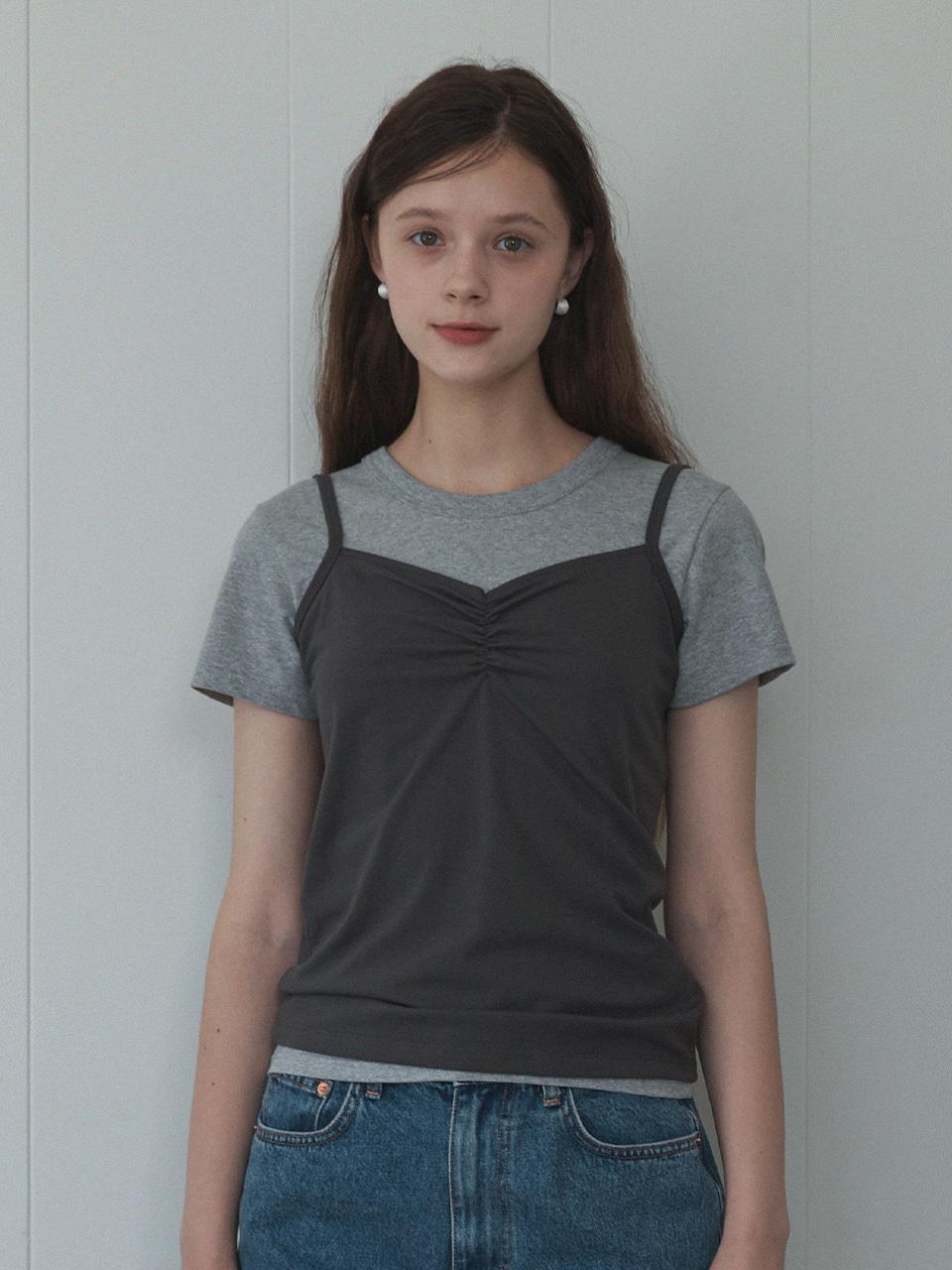 Skin Smooth Bustier_Charcoal