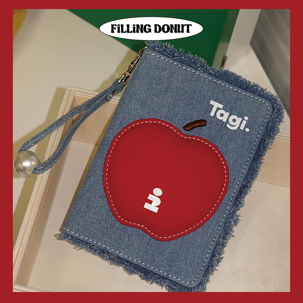 귀여운여권케이스 해외여행지갑 사과 여권케이스 캐릭터여권케이스