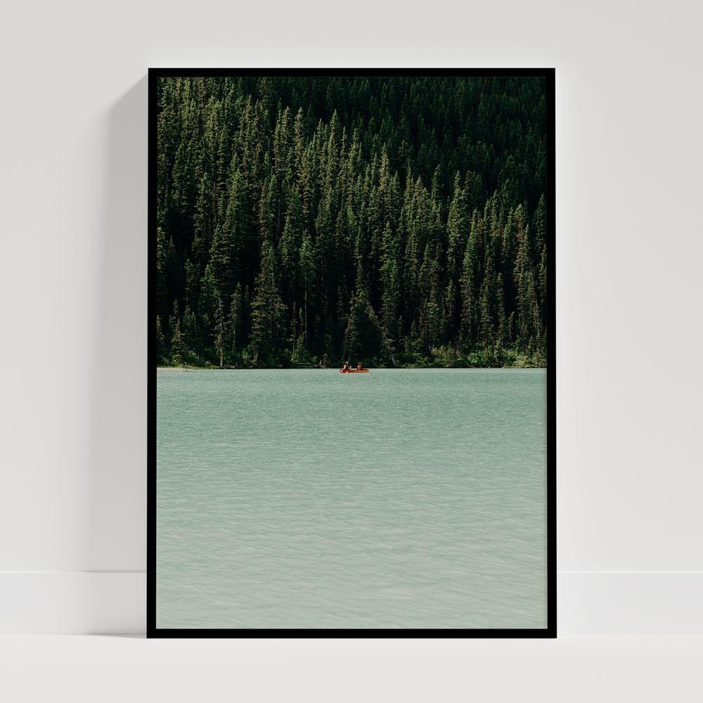 인테리어 사진 아트포스터 Lake Louise 수플 A1 50x70 A2 사이즈