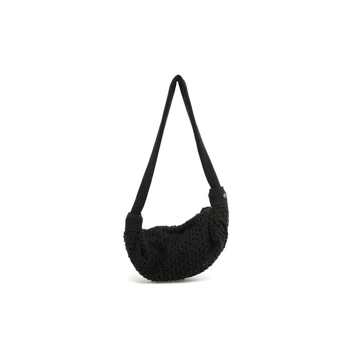 Gypsy Knit Bag, Black