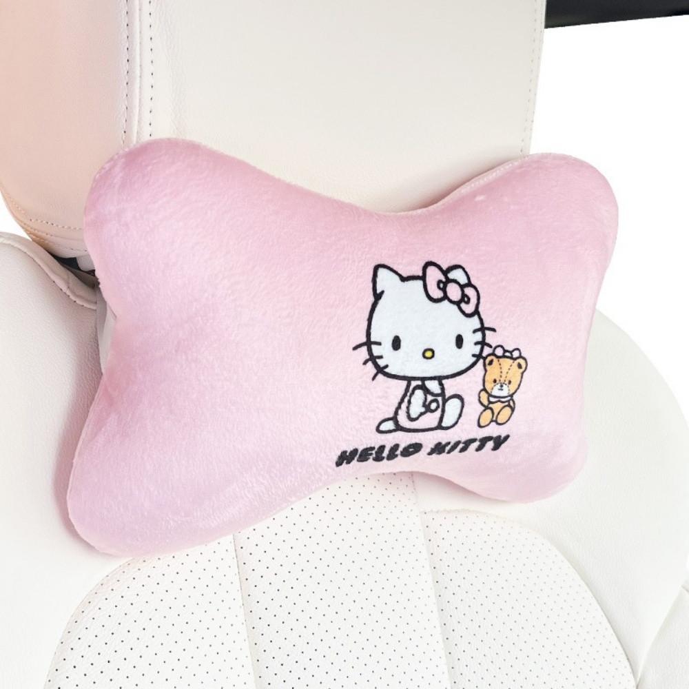 헬로키티 차량용 목쿠션 자동차 목베개 목받침 헤드레스트