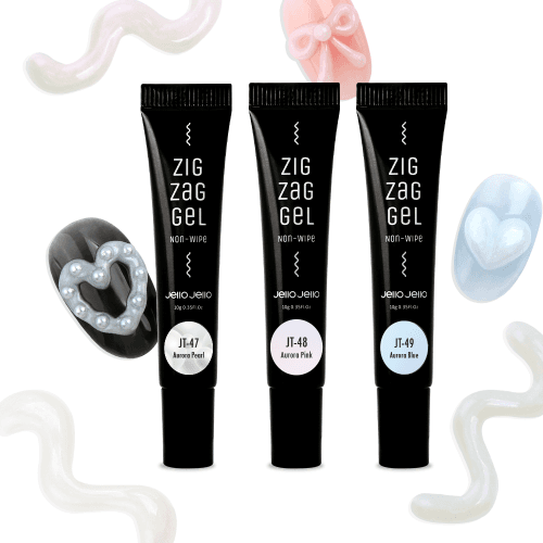 젤로젤로 논와이프 튜브젤 지그재그젤 오로라 3종세트