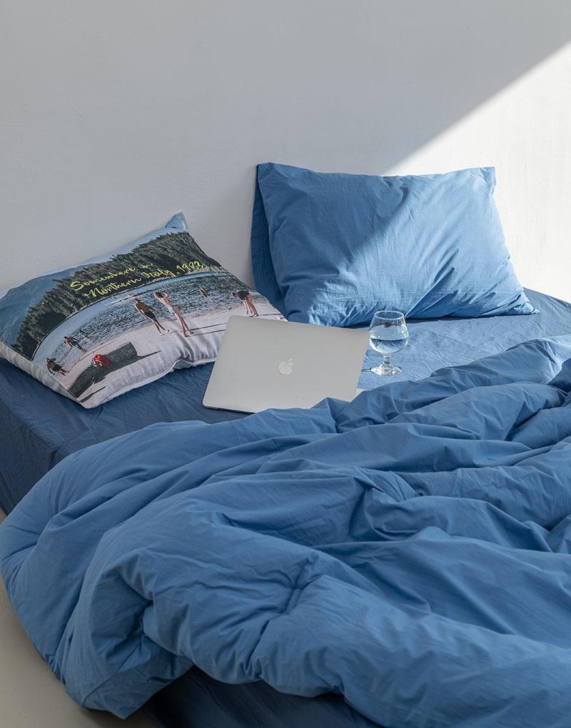 내맘대로 PICK! 킨더 고밀도 60수 바이오워싱 차렵이불베개세트 (SS/Q) 6colors