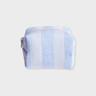 Stripe terry pouch -baby-blue (2sizes)