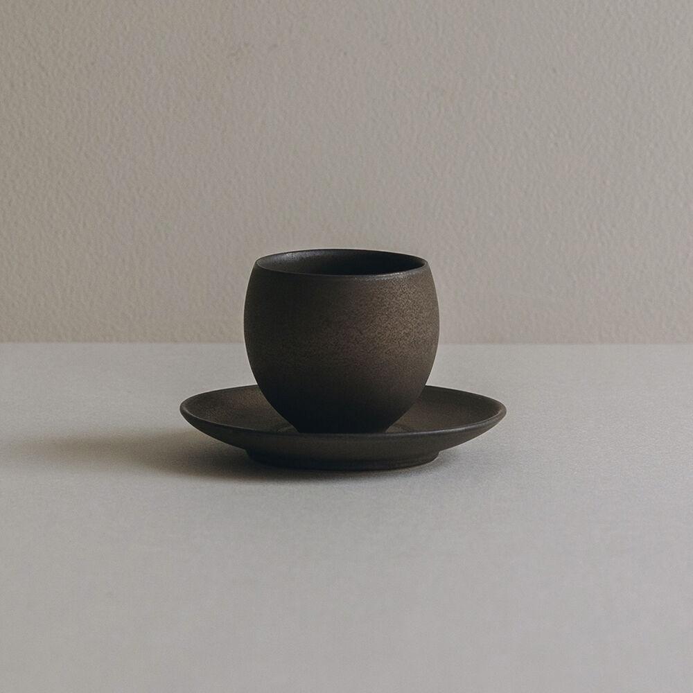 유컵 앤 소서 (S) ｜Copper Brown