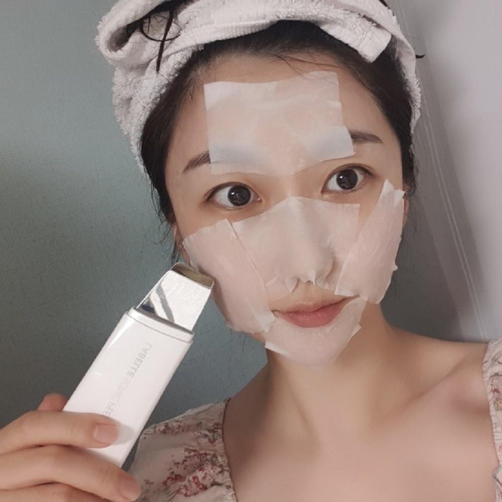 라벨르 삭피기 초음파 아쿠아 워터 필링기 스크러버 블랙헤드 각질 코 얼굴 피지 제거