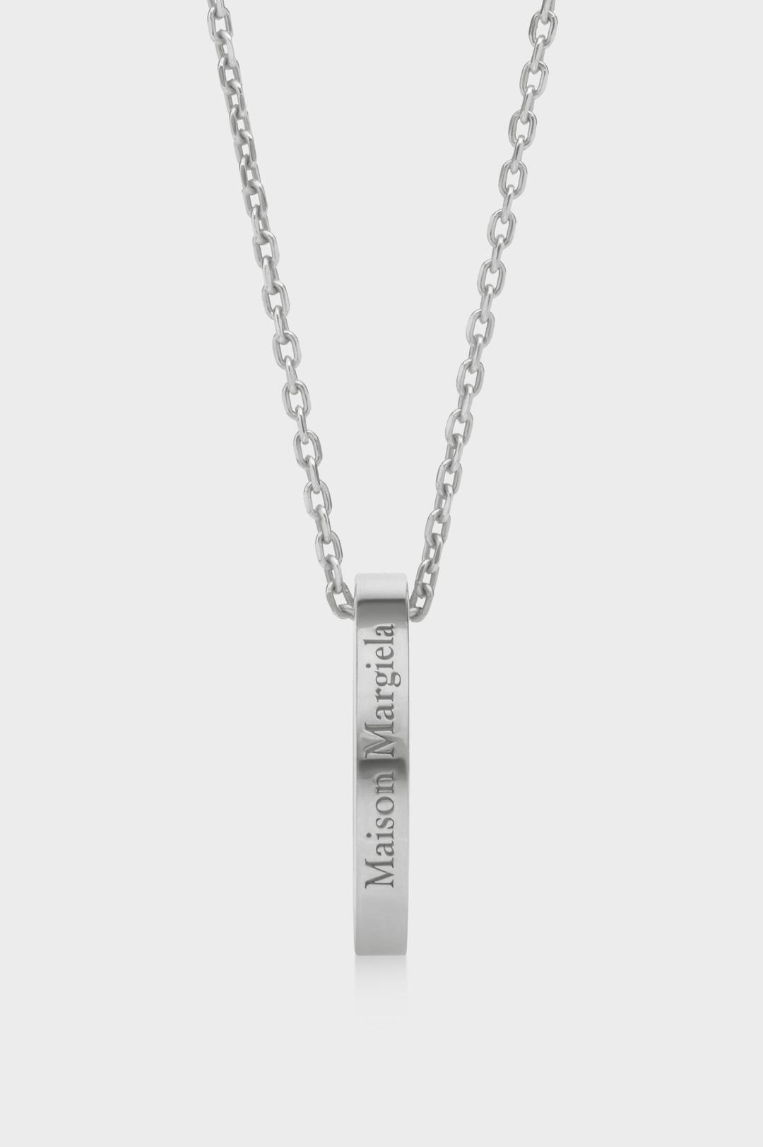 로고 링 펜던트 네크리스