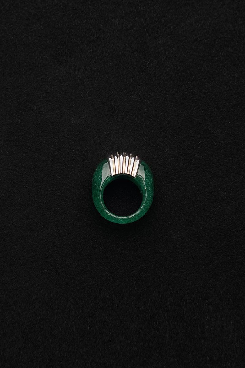 Kiwa Ring In Green Strawberry